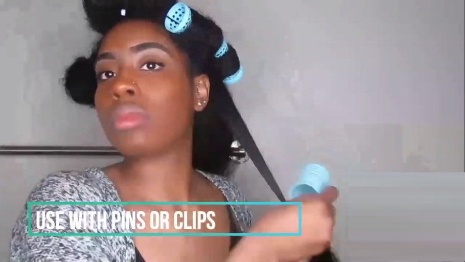 Using Tension Rollers To Stretch Natural Hair