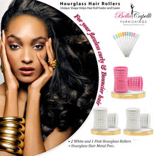Load image into Gallery viewer, 20% OFF - 1 Pack of Pink &amp; 2 Packs White + Hourglass Hair Pins