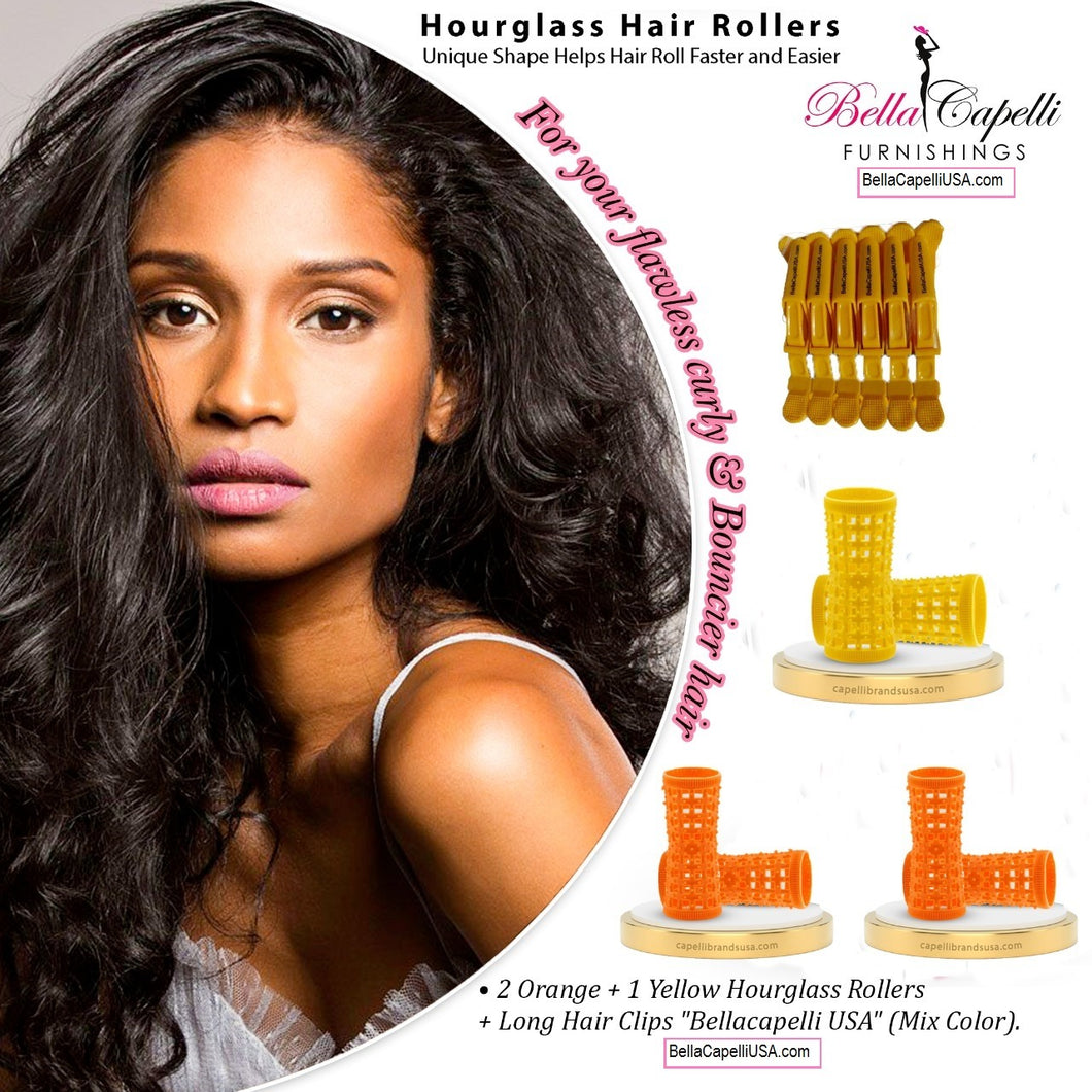 20% OFF - 1 Pack of Yellow HGR – Pack of 12 + 2 Orange  – Pack of 12 + 12 pack of Bella Hair Clips
