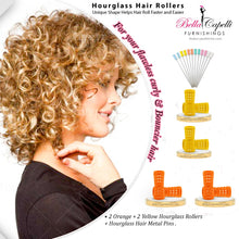 Load image into Gallery viewer, 20% OFF - 1 Pack of Yellow HGR – Pack of 12 + 2 Orange  – Pack of 12 + 12 pack of Bella Hair Clips