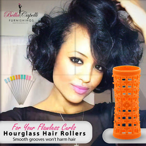 Bag of 25 Hourglass Metal Natural Hair Pins (4.5 inches long)