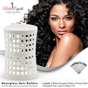 Bag of 24 BellaCapelliUSA Hair Roller Pins (3.5 inches long)