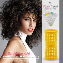 Load image into Gallery viewer, Bag of 25 Hourglass Metal Natural Hair Pins (4.5 inches long)